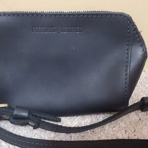 Portland Leather Black Crossbody Bag